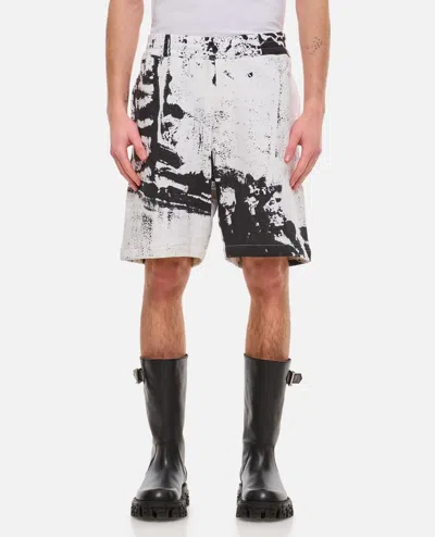 Alexander Mcqueen Cotton Short In White