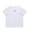Alexander Mcqueen Monogram Crewneck T-shirt In White