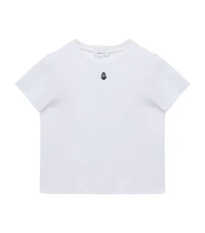 ALEXANDER MCQUEEN COTTON SKULL-EMBROIDERED T-SHIRT