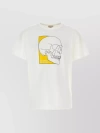 ALEXANDER MCQUEEN COTTON SKULL GRAPHIC T-SHIRT