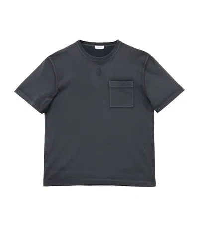 Alexander Mcqueen Faded Black Skull T-shirt