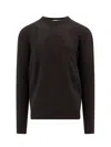 Alexander Mcqueen Cotton Sweater With Skull Motif In Black