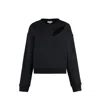 Alexander Mcqueen Woman Black Sweatshirts