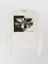 Alexander Mcqueen Cotton Sweatshirt With Contrasting Graphic Print