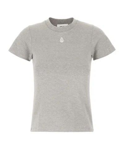 【送料&関税込】Alexander McQueen T-shirt In Grey Cotton Alexander Mcqueen Short-sleeved T-shirt In Grey | ModeSens