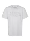Alexander Mcqueen Alexander Mc Queen Reflected Logo T Shirt In White