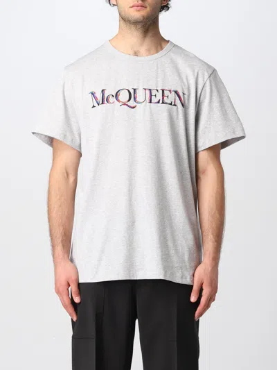 Alexander Mcqueen T-shirt  Men Color Grey