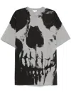 Alexander Mcqueen Skull T-shirt In Grey