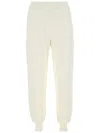 Alexander Mcqueen Graffiti Print Cotton Joggers In White