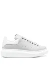 Alexander Mcqueen Alexander Mc Queen Court Leather Sneakers In Grey