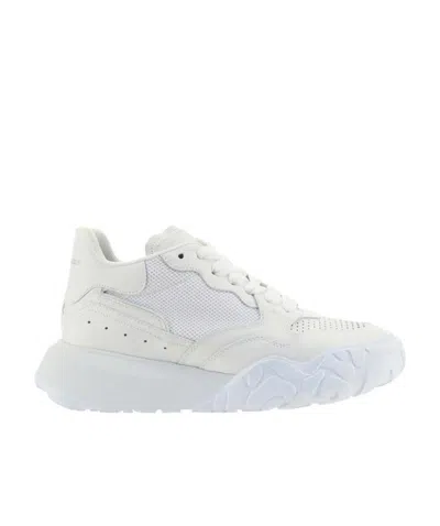 Alexander Mcqueen Court Low-top Sneakers In White