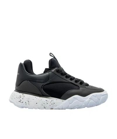 Alexander Mcqueen Court Tech Sneakers In Black