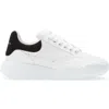 Alexander Mcqueen Oversized Court Trainers In Optic White/black