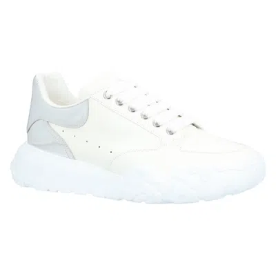 Alexander Mcqueen Court Trainer 'white Silver'