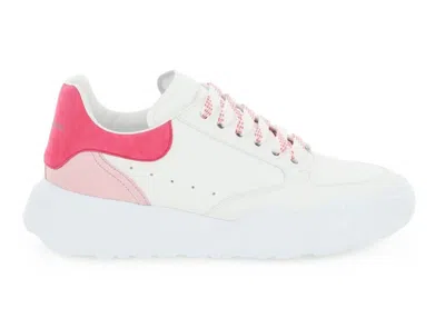 Pre-owned Alexander Mcqueen Court (women's) Sneakers In White/pink