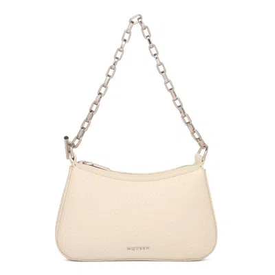 Alexander Mcqueen Cream Silver Lamb Skin Bags In Neutral