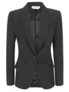 Alexander Mcqueen Peak Shld One But Jk In Black