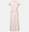 Alexander Mcqueen Twist-detail Midi Dress