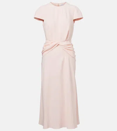 Alexander Mcqueen Crêpe Midi Dress