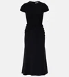 Alexander Mcqueen Crêpe Midi Dress