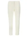Alexander Mcqueen Mcqueen Crepe Pants In White