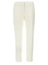Alexander Mcqueen Mcqueen Crepe Pants In White