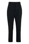 ALEXANDER MCQUEEN CREPE PANTS WITH STRAIGHT LEGS