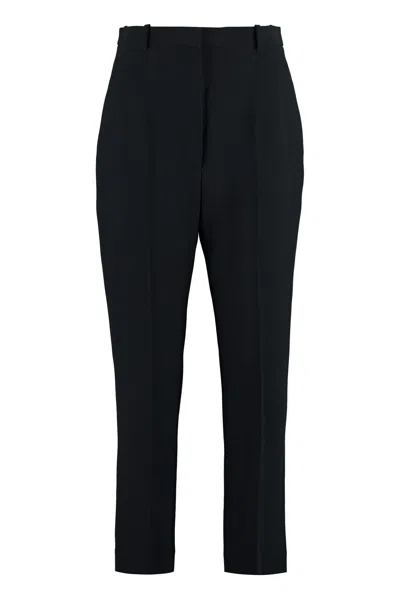 ALEXANDER MCQUEEN CREPE PANTS WITH STRAIGHT LEGS