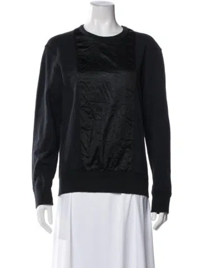 Pre-owned Alexander Mcqueen Crew Neck Long Sleeve Sweatshirt In Black
