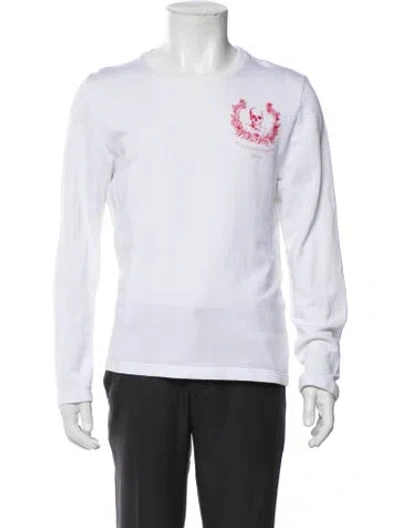 Pre-owned Alexander Mcqueen Crew Neck Long Sleeve Sweatshirt In Gray