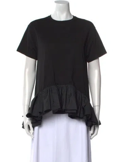 Pre-owned Alexander Mcqueen Crew Neck Short Sleeve T-shirt In Black