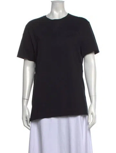 Pre-owned Alexander Mcqueen Crew Neck Short Sleeve T-shirt In Black