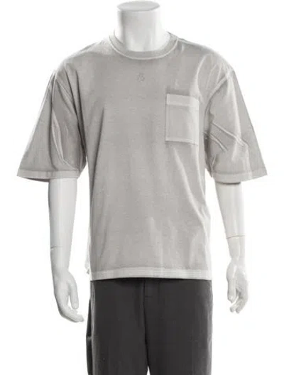 Pre-owned Alexander Mcqueen Crew Neck Short Sleeve T-shirt In Gray
