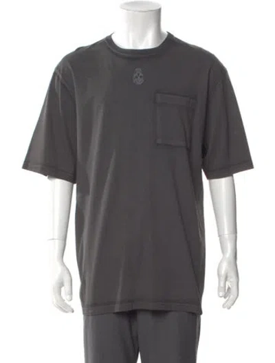 Pre-owned Alexander Mcqueen Crew Neck Short Sleeve T-shirt W/ Tags In Gray