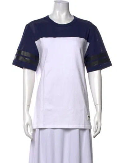 Pre-owned Alexander Mcqueen Crew Neck Short Sleeve T-shirt W/ Tags In White