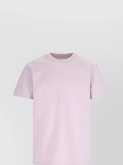 Alexander Mcqueen Crew Neck Short Sleeves In Neutrals