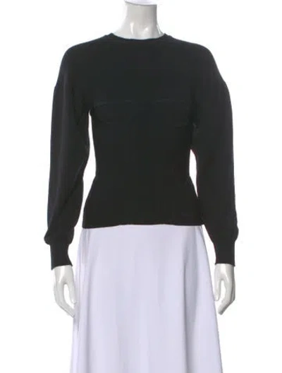Pre-owned Alexander Mcqueen Crew Neck Sweater In Black