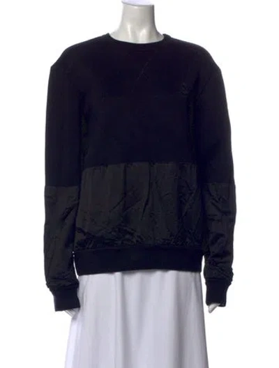 Pre-owned Alexander Mcqueen Crew Neck Sweater In Black