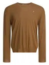 Alexander Mcqueen Skull Pattern Sweater Knitwear Beige In Brown