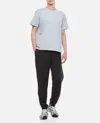 Alexander Mcqueen Crewneck Cotton T-shirt In Sky Blue