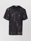 Alexander Mcqueen Alexander Mc Queen Charcoal Black Cotton T Shirt In Black