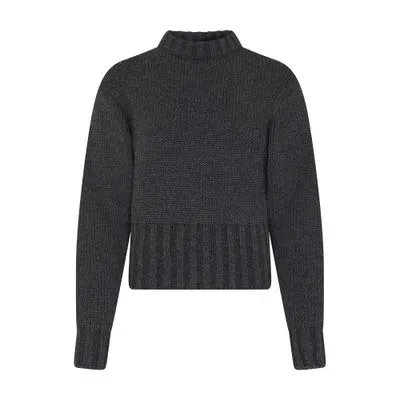 Alexander Mcqueen Crewneck Jumper In Grey