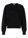 Alexander Mcqueen Logo Printed Crewneck Sweatshirt In Black
