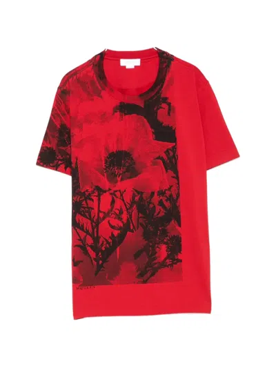 Alexander Mcqueen Crew-neck T-shirt In Red