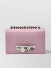 Alexander Mcqueen Crocodile Chain Strap Shoulder Bag Embellished