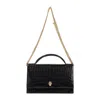 Alexander Mcqueen Alexander Mc Queen Skull Medium Leather Shoudler Bag In Black