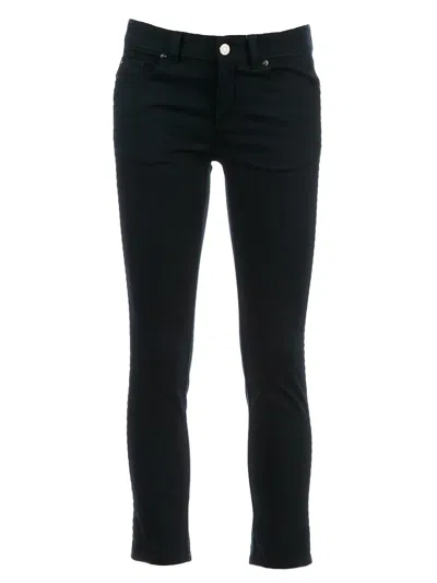 Alexander Mcqueen Cropped Beaded Trouser In Black