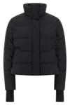 Alexander Mcqueen Cropped Down Jacket In Multi