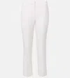 Alexander Mcqueen Cropped Wool Gabardine Flared Pants