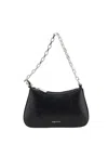 Alexander Mcqueen Women Cross-bar Clutch Bag In Black